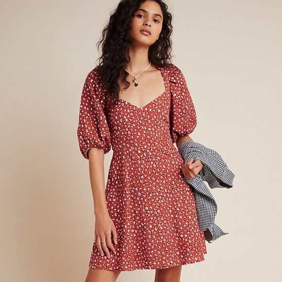 The Odell’s Puff Sleeve Dress - Picture 1 of 10